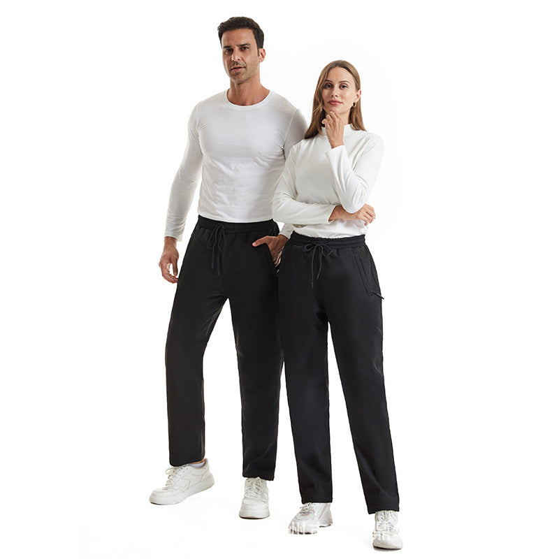 越境用の新しいヒーティングパンツ。寒さを防ぎ、暖かさを保つUSBスマート恒温電熱パンツ。冬のアウトドアやレジャースポーツに最適。